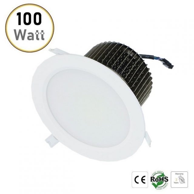 100W recessed LED downlight