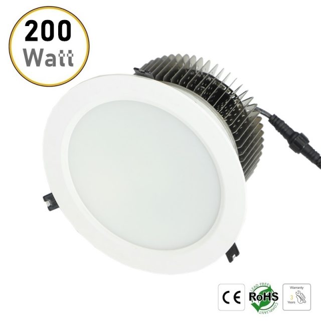 200W recessed LED downlight