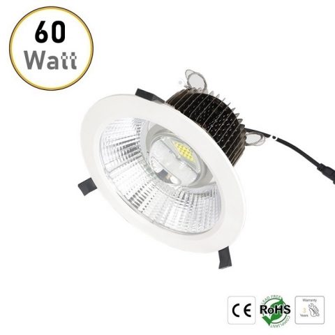 60W recessed LED downlight