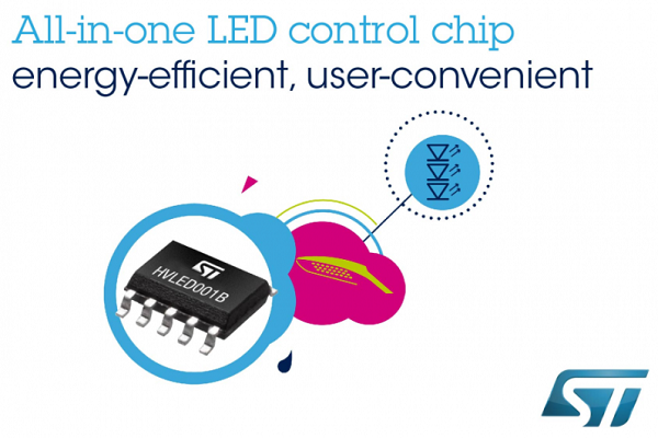 STMicroelectronics All-in-one LED control chip