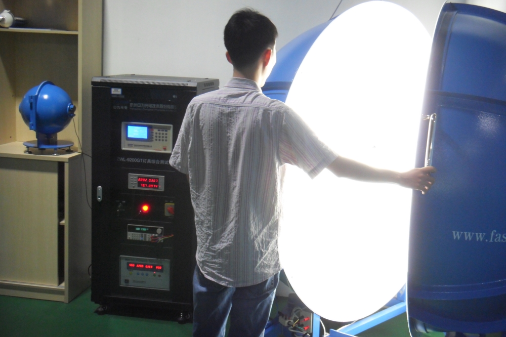 LED luminaires are being tested